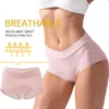 Women's Panties High Quality Menstrual Briefs Plus Size Mid-Waist Sexy Physiological Shorts Leak Proof Women Period Underwear