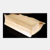 26x19x8cm Top Large capacity stand kraft paper food packaging zip lock pouch gift candy baking snacks biscuit tea package storage heat seal bags