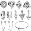 Nuovo arrivo 925 sterling silver ciuccio zucca auto ali d'angelo perline fai da te adatto originale europeo braccialetto di fascino moda donna Jewe1844
