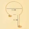 Chokers 2022 New Round Ball Long Pendant Round Necklace For Women Korean Simple Temperament Appronsation Cool Personality Jewelry Gift YQ240201