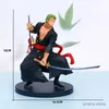 Action Toy Figures 18CM Anime One Piece Roronoa Zoro Figure Art King Sauron Anime Model Toy Gift Collection Action Figure