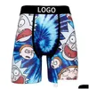 Men'S Pants Mens Customized Clothes Sports Underwear Y Ice Silk Quick Dry Boxers Breathable Shorts Short Pants With Package Branded M Dhoxl