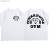 Herr t-shirts sommar gym t-shirts 100 bomull överdimensionerade kvinnor t-shirt grafisk tryck sportiga män tee högkvalitativa herrkläder gratis frakt Q240201