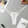 Culotte Femme Femme G-string Sheer T-back Tongs Dames Voir À Travers Maille Sous-Vêtements Femme Transparent Ultra-mince Lingerie Érotique