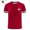 남자 티셔츠 남성 테니스 셔츠 남성 스포츠 티셔츠 대형 의류 배드민턴 티 셔츠 패션 여름 런 appry-dry 짧은 슬리브 Q240201