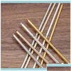 Headbands Jewelry10Pcs 125Xm Metal Iron Pins Blank Base Setting Hair Stick For Women Jewelry Bks Findings Components Diy Aessories Dr Dhnsr