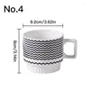 Mugs Simple Ceramic Mug Coffee Cup Milk Tea Breakfast Drinkware Mark Water Household Supplies Gifts