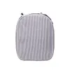 Gray Seersucker Material Lunch Bag 25pcs Lot USA Warehouse Wholesale Cooler Bag with Handle Casserole Carrier DOMIL106344