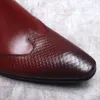 Летние мужские классические ботинки черного цвета с острым носком до щиколотки, итальянские деловые мужские кожаные ботинки, обувь