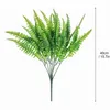 Artificial Boston Fern Plants buskar buskar grönska för husplast trädgård kontor dekor12272