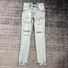 Designer Womens Jeans Mens Pants Mens Ripped Straight Fashion New Style Tears Washed Old Long Jeans Hole Y2