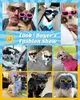 Hundebekleidung Sonnenbrille Kleine Hunderassen Schutzbrille UV-Schutz Augenschutz Winddichte Antibeschlag-Haustierbrille mit verstellbarem Riemenzubehör