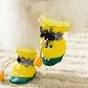 Dog Apparel 4pcs/set Waterproof Pet Shoes Chihuahua Anti-slip Rain Boots Footwear For Puppy Crocodile Shape Outdoor Socks