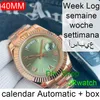 Date Luxury Men s Sports Week Watch Full dial work 2813 Automatic Mechanical Fashion Business Diving Watch Luminous Ceramic Stainl304a