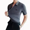 Chemises habillées pour hommes Chemise d'affaires, coupe slim élastique, polyvalente, toutes saisons, élastique sur quatre côtés et sans repassage Chemise d'été à manches courtes pour hommes, sensation soyeuse et verticale