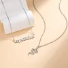 Hänghalsband rykte rostfritt stål halsband orm för kvinnor musikälskare gåva mode smycken tillbehör 2024