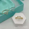 TiffanyJewelry Designer для женщин Tiffanybracelet Jewelry S925 Стерлинговая серебряная версия Love Diamond Invade Ring Fashion Simple Light Luxury Nice Br Br