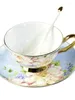 Cafeteras Tazas De Té De Cerámica Porcelana De Hueso Juego De Tarde Regalo De Negocios Europeo Y Platos