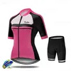 Survêtements pour hommes Ensembles de cyclisme Vêtements 2023Équipe Ropa Ciclismo Mujer Short Seve Jersey SetBike Uniforme Maillot CicH2421