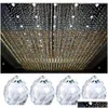 Crystal New Hanging Clear Crystal Ball Sphere Prism Pendant Spacer Beads For Home Wedding Party Light Lamp Sqcrdh Dhseller2010 Drop de Dhsyz