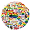 Autostickers 50 stuks Gay Pride Lgbtq Iti Kids Toy Skateboard Motorcycle Bicycle Sticker Decals Wholesale Drop Delivery Mobiles Motorcy Dhahy