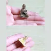 Dekoracyjne figurki czyste mosiężne mosiężne miniaturowe shakyamuni Buddha Dekoracja dekoracji domu figurka