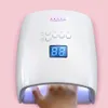 Bateria embutida recarregável lâmpada uv do prego 66w sem fio gel polonês secador s10 pedicure manicure luz sem fio led lâmpada do prego 240119