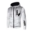 Men's Tracksuits High Quality Jacket Winter Clothing Sweatpants Casual Sportswear Set Printed Hoodie Sweatshirt Woolen Zipper