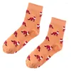 Women Socks Cartoon Animals In Tube Cotton Elephant Rabbit Fox Sheep