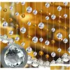 Crystal New Hanging Clear Crystal Ball Sphere Prism Pendant Spacer Beads For Home Wedding Party Light Lamp Sqcrdh Dhseller2010 Drop de Dhsyz
