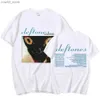 T-shirts hommes Kuclut Hommes Marque Deftones Autour de la fourrure Chat T-shirt pour hommes 100% coton T-shirts drôles T-shirts à col rond Vêtements à manches courtes Q240201