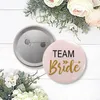 Party Decoration 6pcs Team Bride To Be Badge Bachelorette Supplies Hen Night Bridal Shower Accesories Bridesmaid Gift