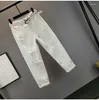 Frauen Hosen Lose Beiläufige Jeans Frauen Weiß Loch Streetwear Harajuku Denim Hosen Sterne Bohren Harem