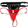 Kobiety majtki 2PCS Niestandardowe stringi Seksowne kobiety Przezroczysty łańcuch nadwozia G-string Spersonalizowany bielizny biżuteria bielizna bikini prezent