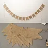 Party Decoration 2M Natural Jute Burlap Ribbon Rustic Wedding Vintage Twine Lace Rope DIY & Event Supplies