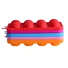 Baking Moulds 12 Hole Silicone Cake Mold Ball Shaped Lollipop Chocolate Ice Cube Maker Tray Stick Tool