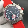 U1 Hoogwaardige AAA Bretiling 48MM Endurance Pro Limited horloge met zwarte wijzerplaat Quartz chronograaf batterijvermogen datum herenhorloge roestvrijstalen band herenpolshorloge