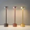 Lampes de table Lampe sans fil portable avec contrôle tactile Luminosité à 3 niveaux LED alimentée par batterie pour le bureau à domicile Chambre Restaurant