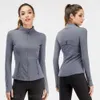 Align Lu Lu Definisci Cappotto sportivo da donna Yoga Giacche da jogging sottili Abbigliamento Vita alta Palestra Abbigliamento sportivo Giacca a maniche lunghe Abbigliamento da allenamento St 70