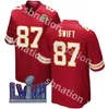 Kansases City 87 Taylot Swift Chiefes Football Jersey Travis Kelce Patrick Mahomes Felix Anudike-Uzomah Isiah Pacheco Creed Humphrey Chris Jones Clyde