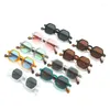 Sunglasses Vintage Polygon Square Women Fashion Hexagon Clear Ocean Lens Shades UV400 Men Rivets Sun Glasses Oculus