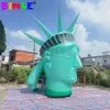 Opblaasbare Bouncers Jumbo 20ft Giant opblaasbaar vrijheidsbeeld hoofd ballon man sculptuur voor reclame en decoratie
