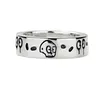 Bagues de bande Mode Uni Bague de luxe pour hommes Femmes Ghost Designer Bijoux Argent Couleur Drop Livraison Otlpd