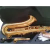 Japão Yanagisa T 901 Instrumento musical de nível profissional Saxofone Tenor Escultura em ouro corpo em tubo de sopro de latão com estojo Bocal Luvas Frete grátis