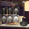 Bordslampor Nordisk lyxmetalllampa Touch Touch uppladdningsbar trådlös för sovrum Restaurang nattljus romantisk skrivbord