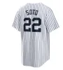 2024 S-4XL Custom Aaron Judge 22 Juan Soto Jersey Anthony Volpe Anthony Rizzo Nestor Cortes Jr. Giancarlo Stanton Aaron Yankees Gallo Torres Gerrit Cole الرجال