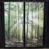 Chair Covers Bamboo Forest Printed Blackout Curtains For Bedroom Window Living Room 85% Shading 3D Height 200Cm Width 170Cm