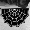 Carpets Gothic Black Cobwebs Cross Shower Curtain Floor Bath Bedroom Carpet Mat Rug Doormat Living Room Non-slip Gift