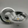 LED-Down-Lampe, warm-kaltweiße Beleuchtung, dimmbar, AR111, eingebetteter COB-LED-Strahler, 12 W, GU10, Deckenleuchte, ES111, AC85–265 V, DC 12 V, 257 x