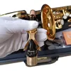 Merk Zwart YAS-82Z Altsaxofoon E Platte Vergulde Sleutel Professionele Muziekinstrumenten Sax Met Mondstuk Lederen Case en Accessoires Muziek